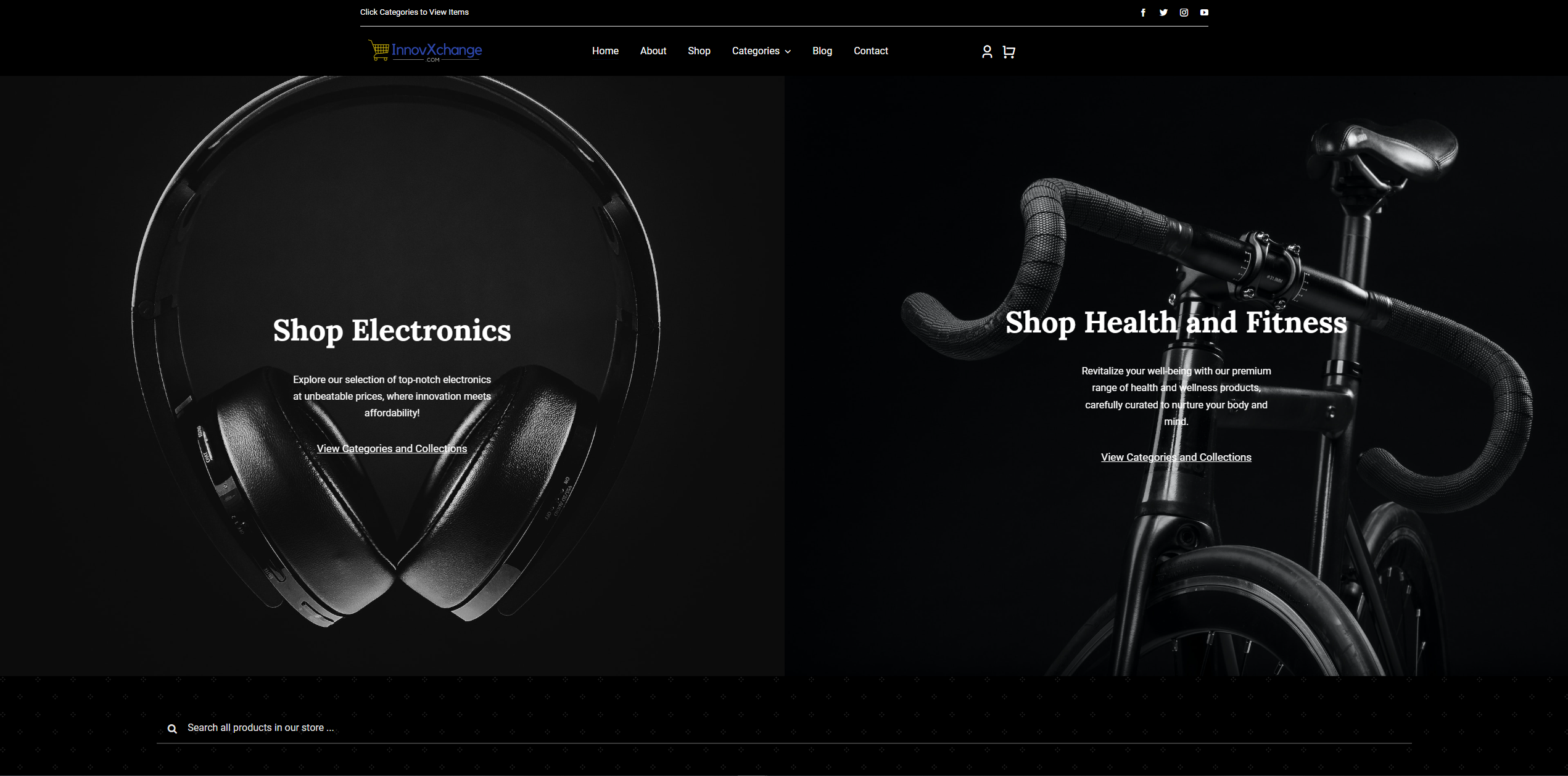 innovxchange first round design mockup